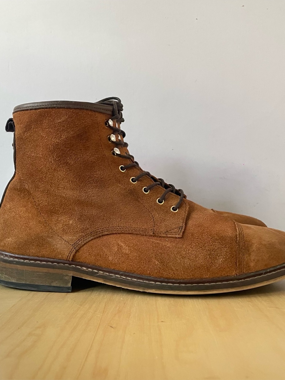 Shoe the Bear Curtis Tan Suede Boot | EU 45